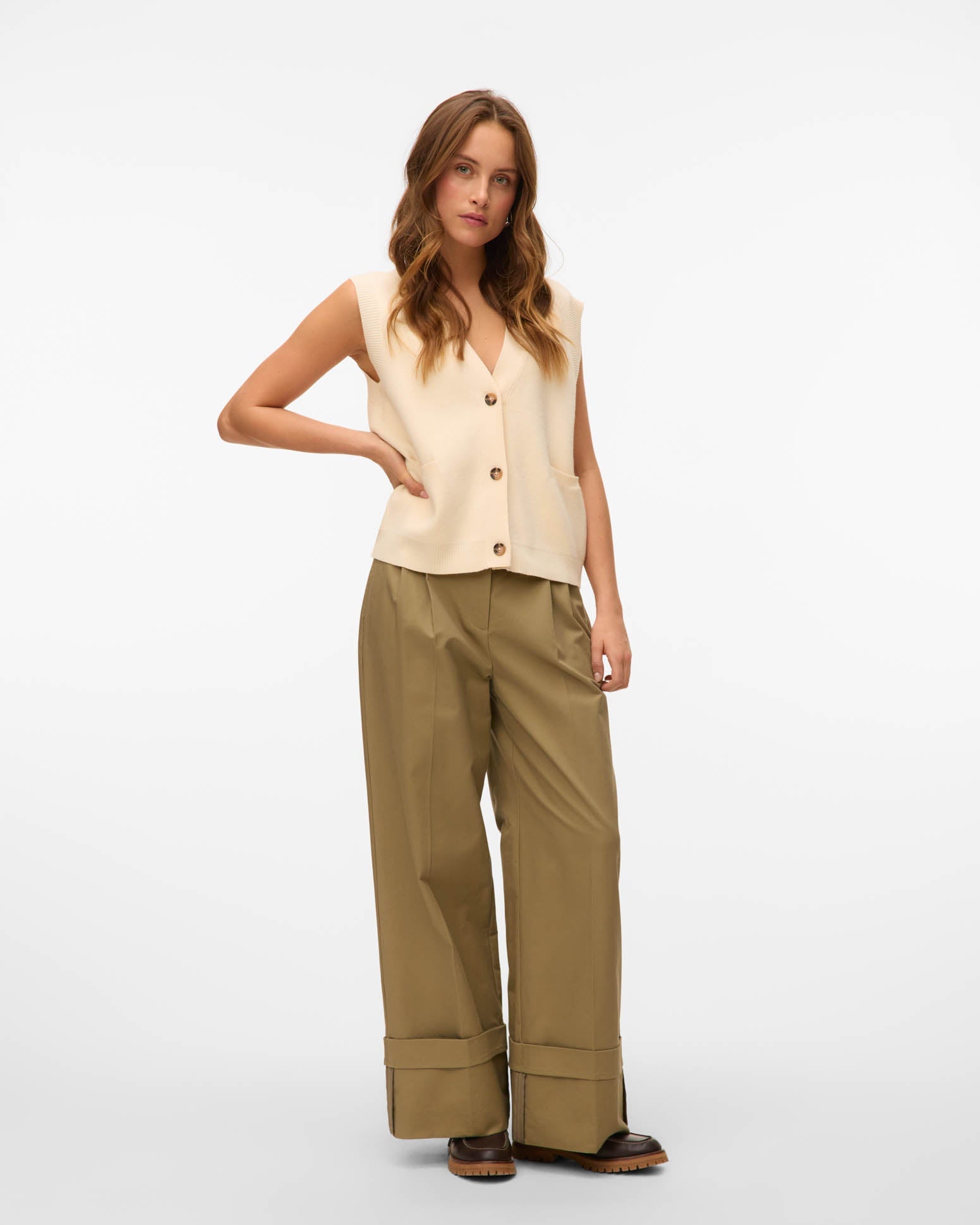 VMKORA WIDE FOLD UP PANTS
